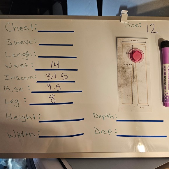 Christopher Blue Stretch Style Jeans Brown Wash Denim Pants Casual Size 12 - Picture 8 of 8